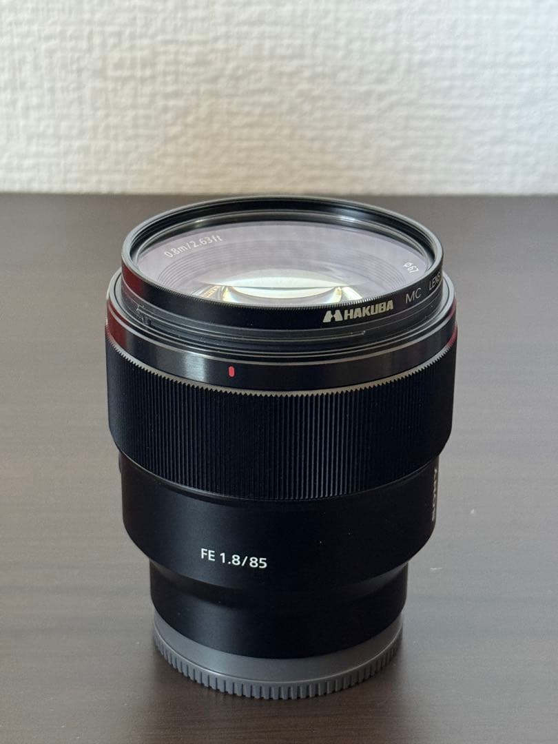 SONY FE 85mm F1.8 レンズ フィルター付き