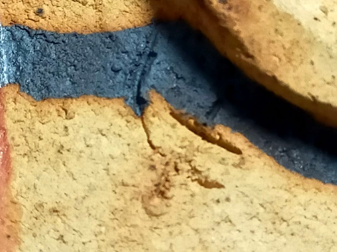 ♥美濃焼♥　鼠志野　志野　茶碗　在銘　茶道具　骨董　古玩　アンティーク