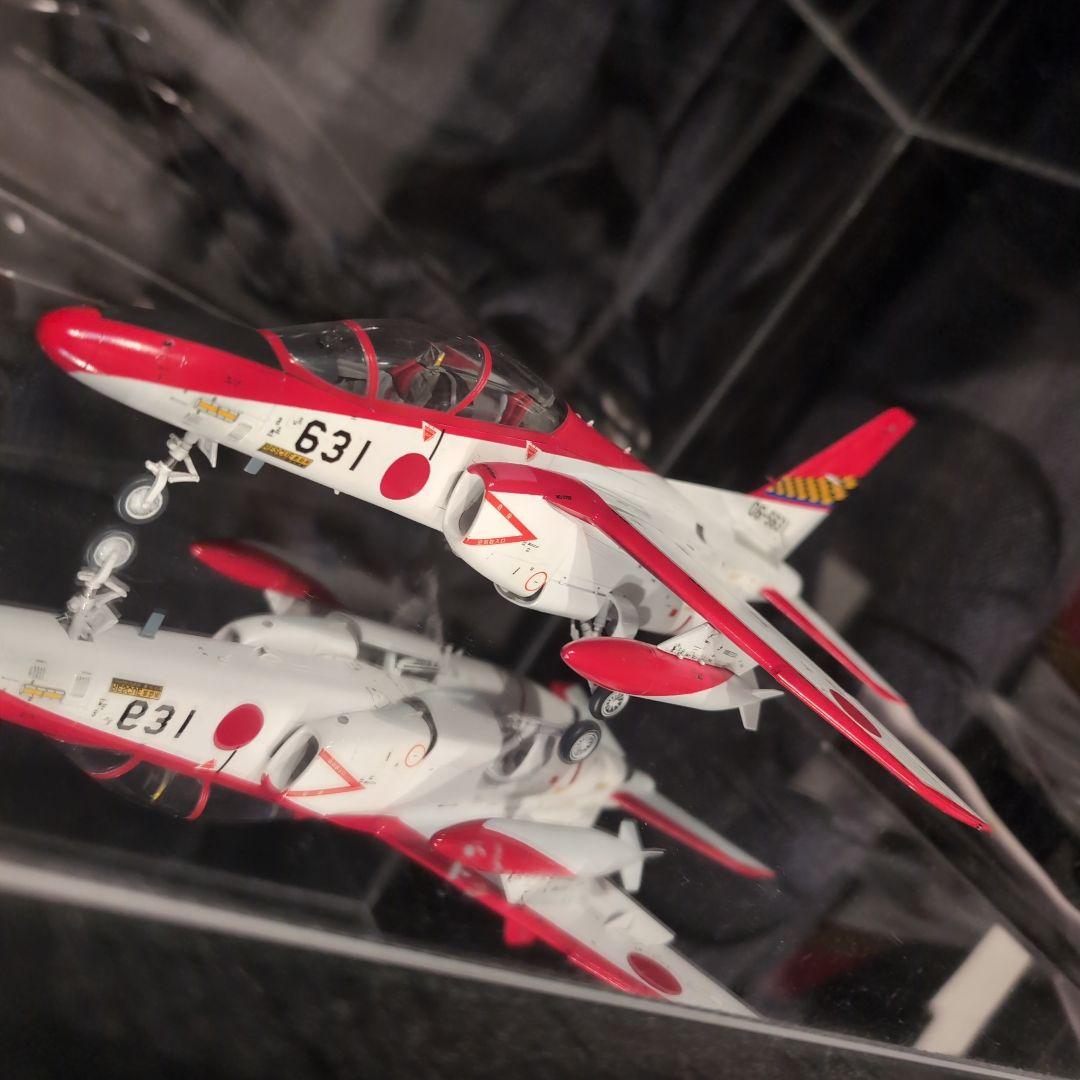 完成品 1/48 航空自衛隊 T-4 レッドドルフィン 全長30cm