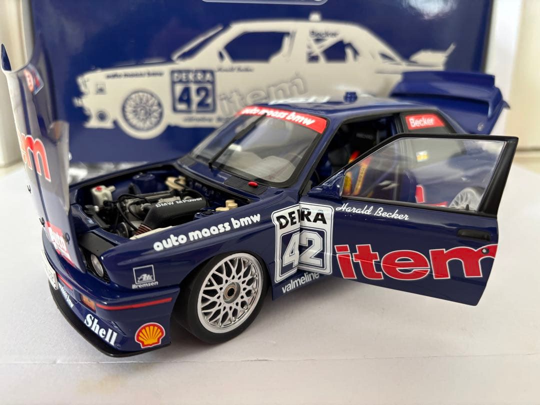 BMW M3 E30 DTM 1992 Auto Maass ミニカー PMA