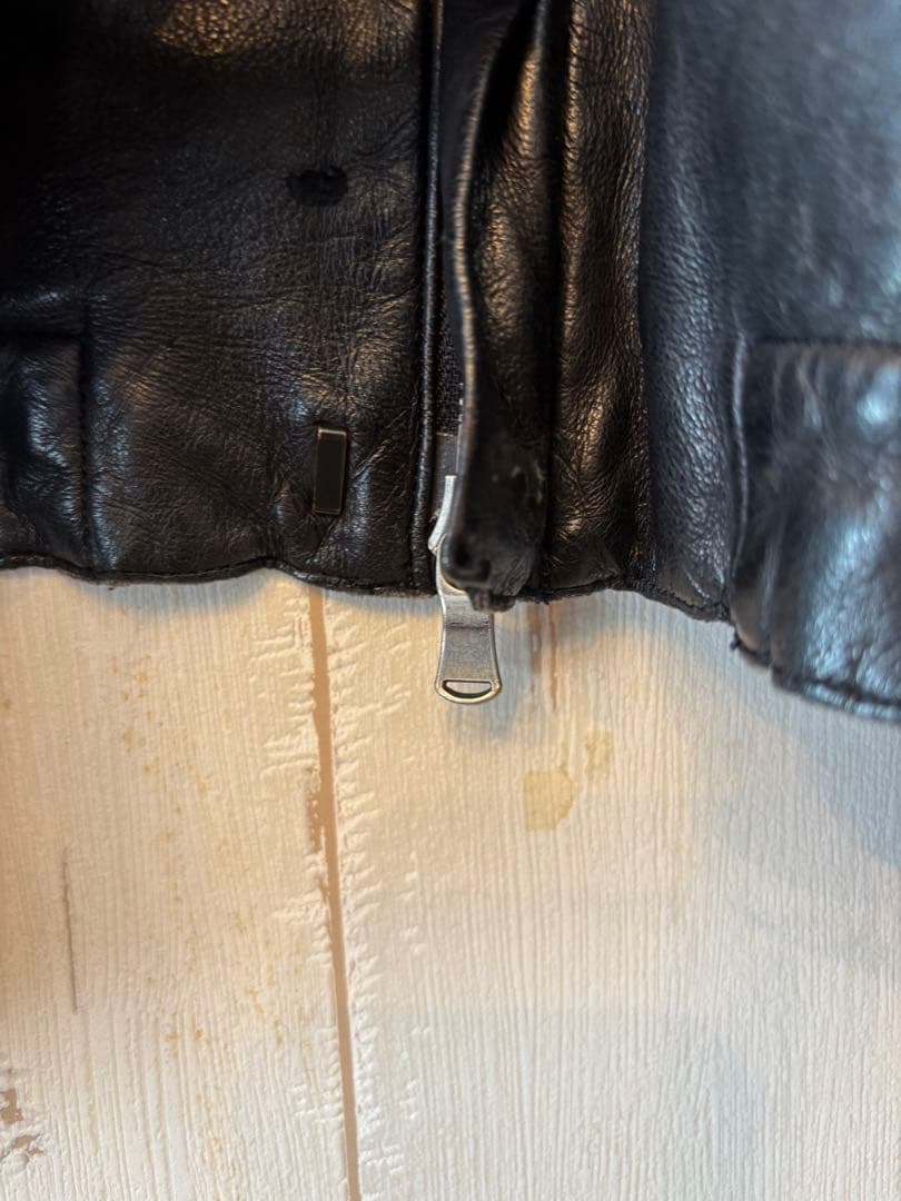 ビリジアン　シングルライダースジャケット