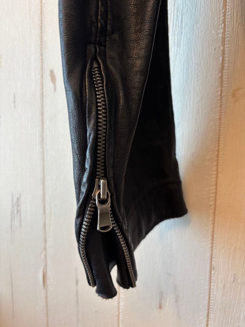 ビリジアン　シングルライダースジャケット