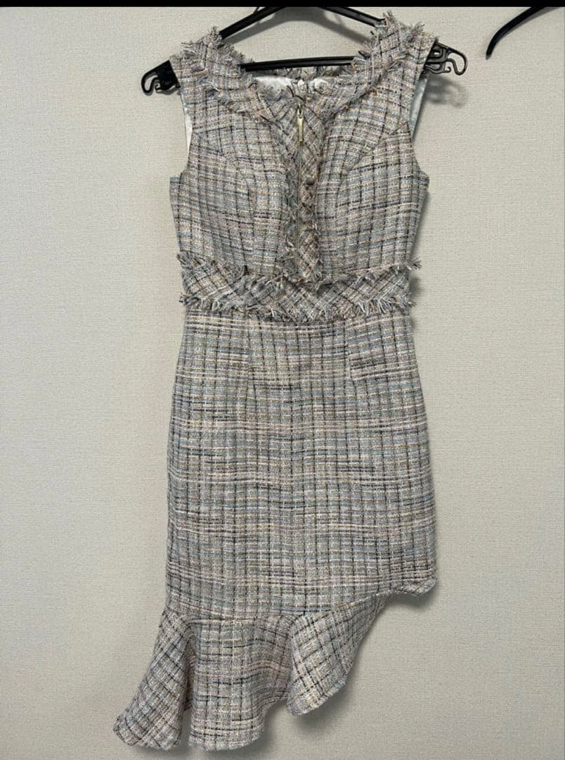 【送料無料】ローブドフルール ツイードドレス