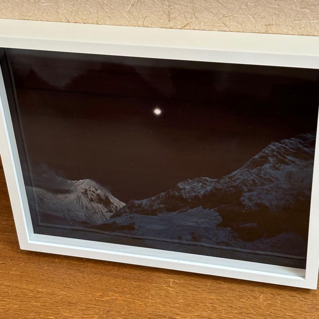 石川直樹 マナスル 写真 額縁入り サインシール付き