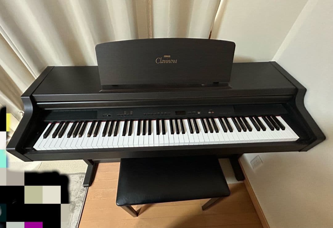 ヤマハClavinova 黒 デジタルピアノ 88鍵 3ペダル