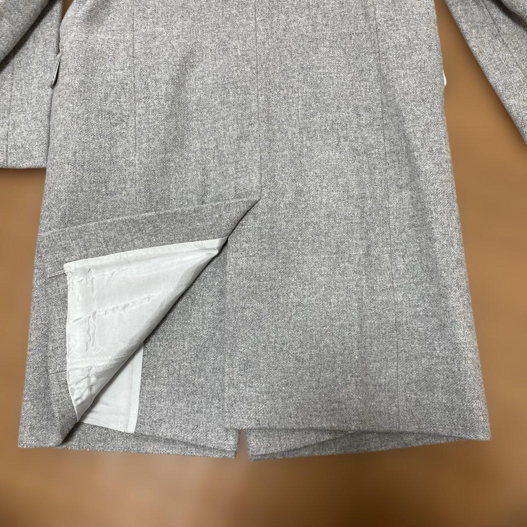 【新品】ADAM ET ROPE ウール100%チェスターコート グレー 36