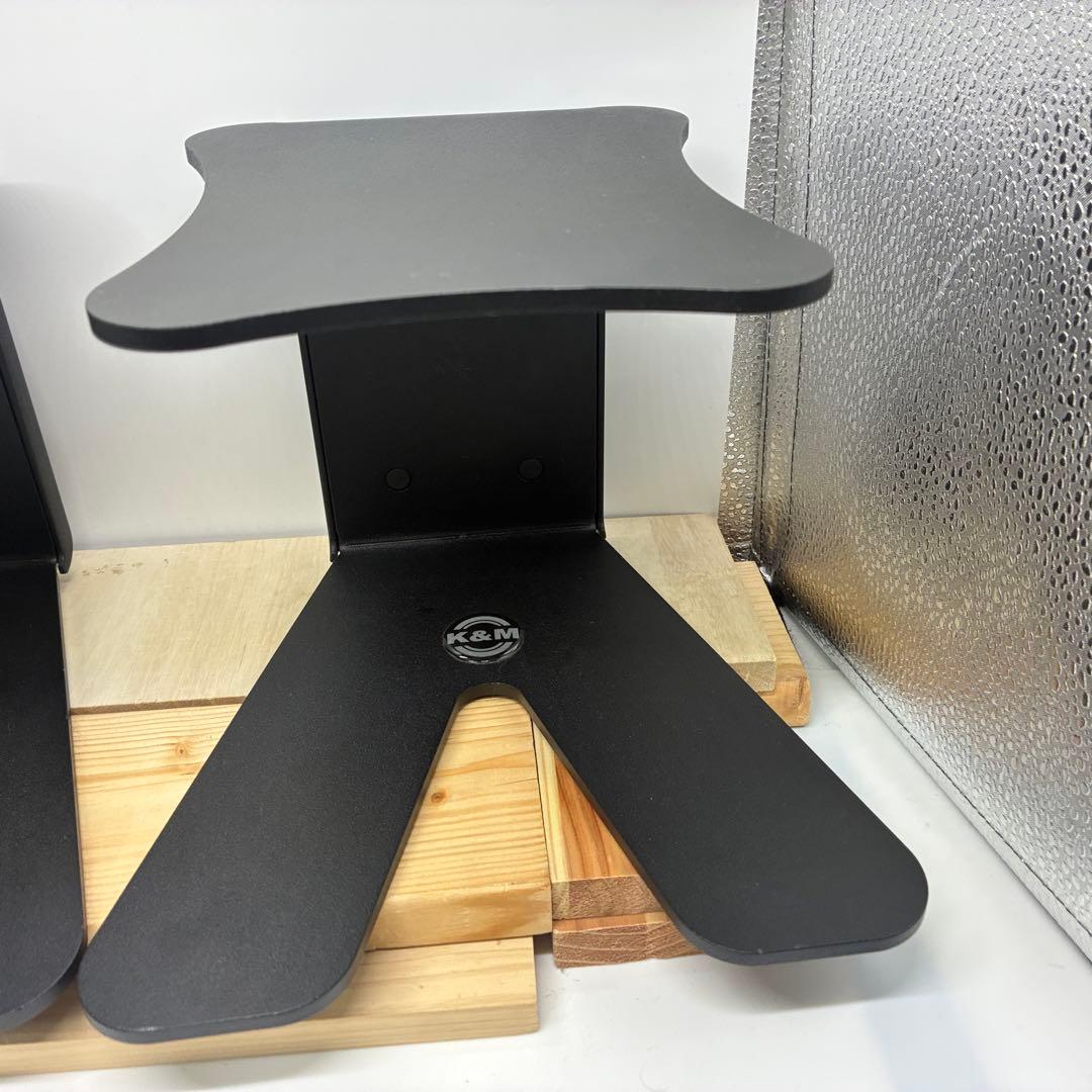 K&M 26772 スピーカースタンド セットPC ペア デスクトップ型