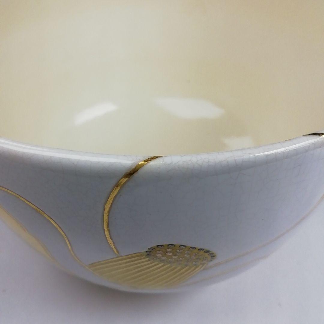 Ｔ９０９　茶碗　『色絵　宗旦椿』『東福窯　中村能久 作』　共箱　抹茶碗　茶道具