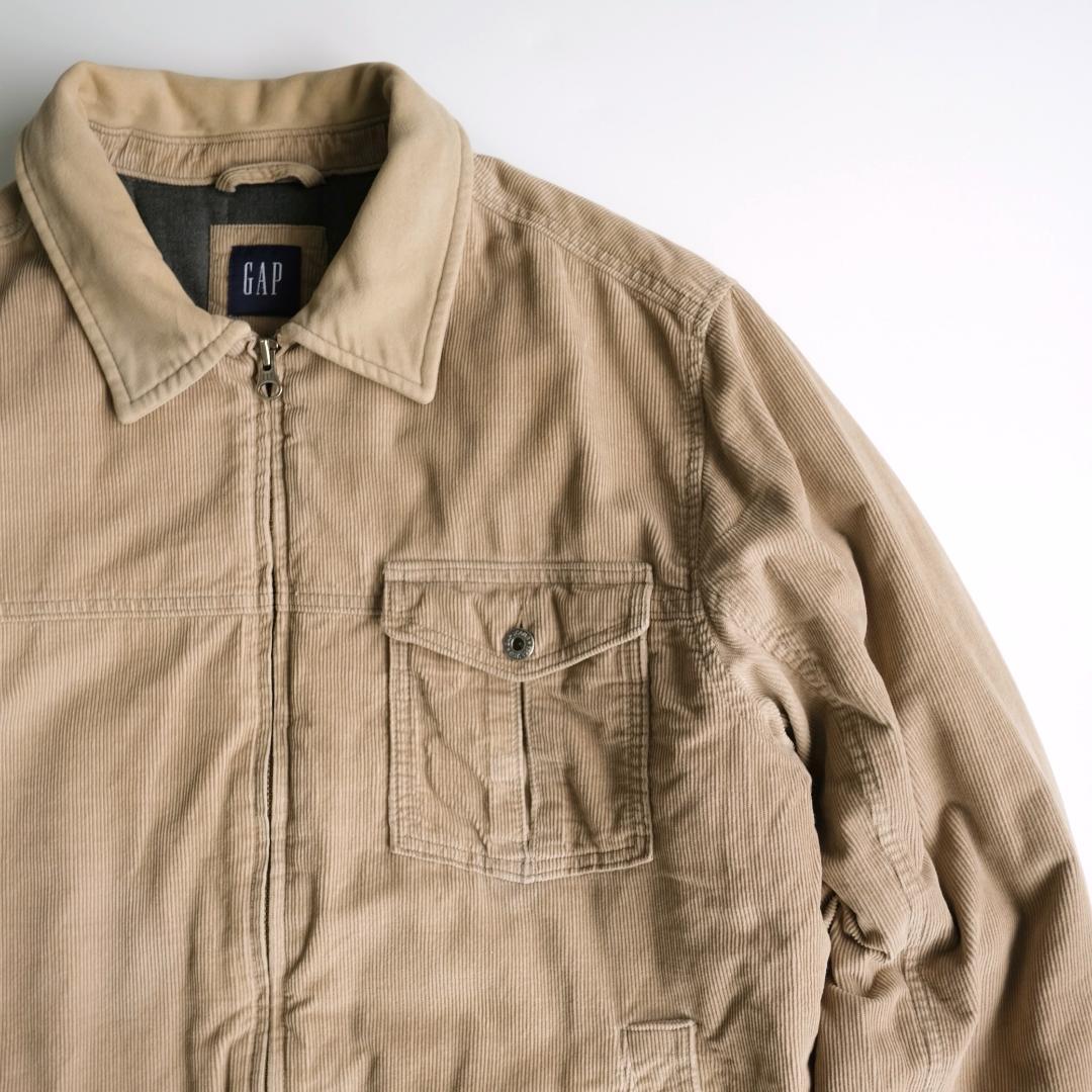 ジャケット・アウター GAP 00's Padded Corduroy Jacket Beige L.