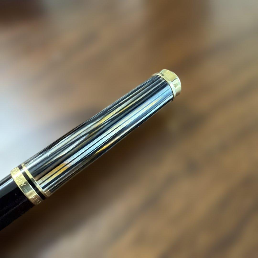 【値下げ】限定生産品：スーべレーン茶縞ボールペン