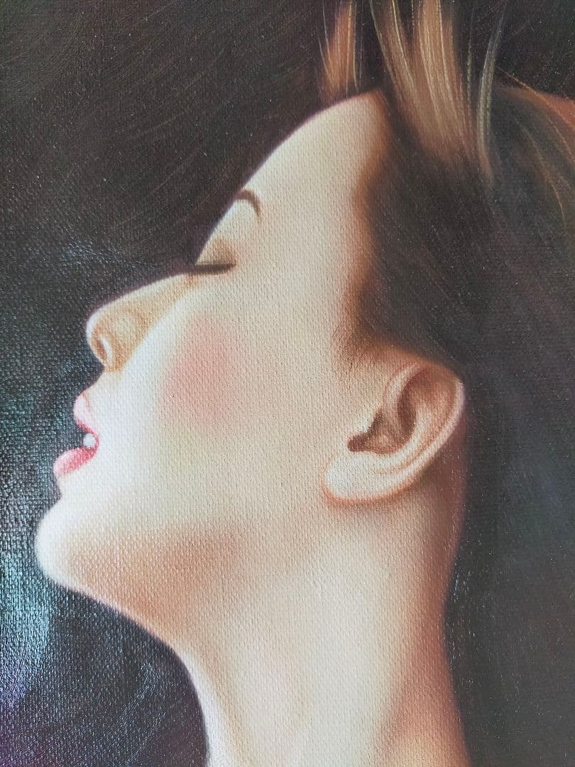 絵画 油彩 アクリルの絵 裸婦 肉筆保証