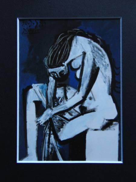 パブロ・ピカソ、FEMME S'ESSUYANT LES PIEDS、希少画集画