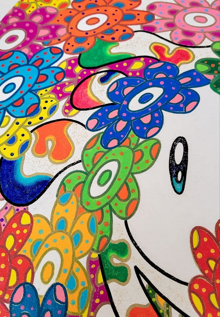 ★鈴木哲也★丸50(500×500mm)アクリル原画1点物★送料無料#142