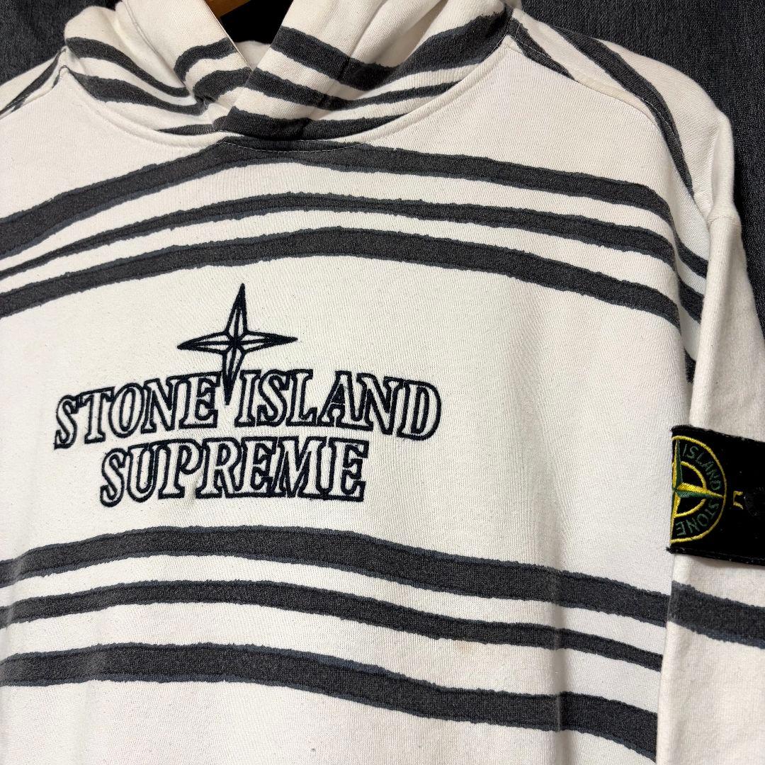 STONE  SUPREME ストライプパーカー S
