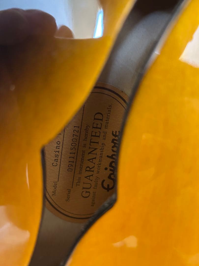 Epiphone エレキギター カジノ　サンバースト