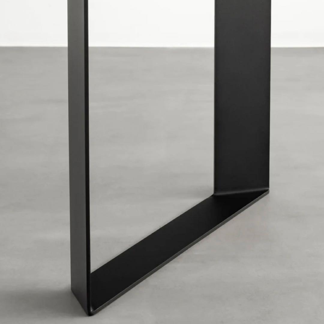 KANADEMONO ダイニングテーブル Black Steel