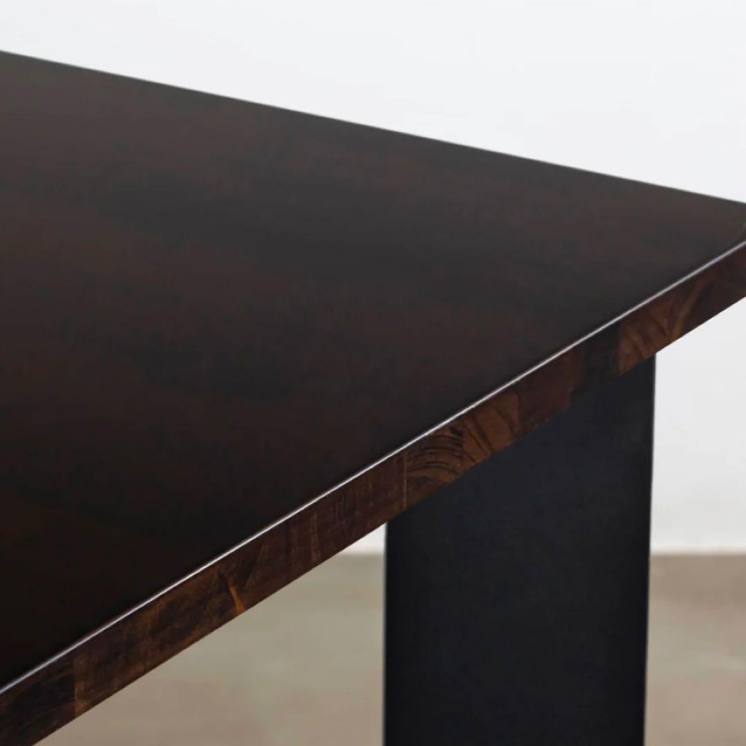 KANADEMONO ダイニングテーブル Black Steel