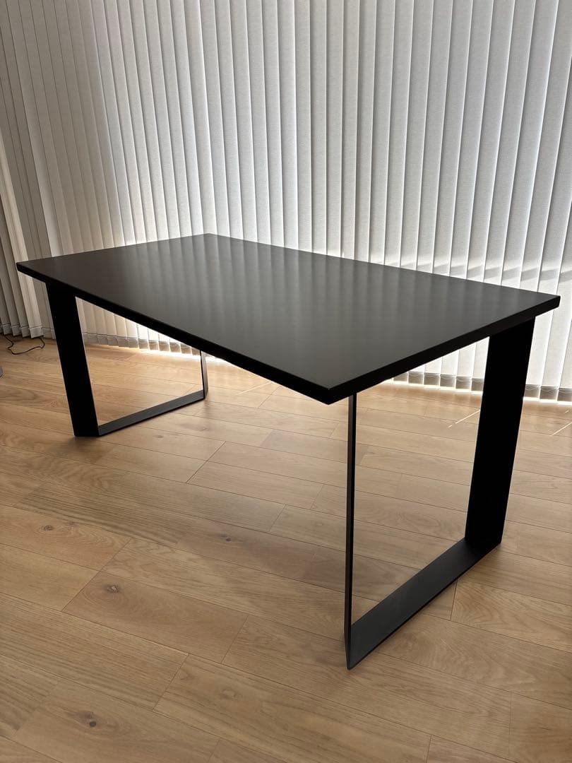 KANADEMONO ダイニングテーブル Black Steel