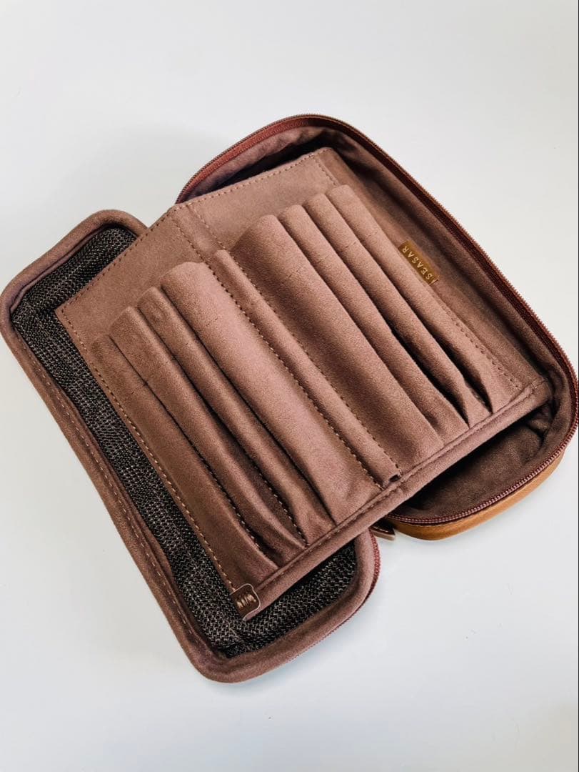 SEASAR・OctFoldペンケースブラウン(ナイロン)