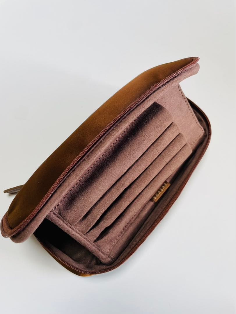 SEASAR・OctFoldペンケースブラウン(ナイロン)