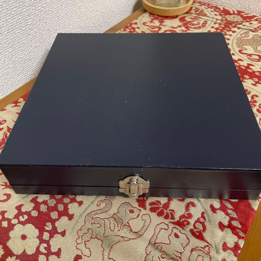 ＊忘れな草＊陶板画・１８cm×１５cm・栞付き・箱入り・Meissen・