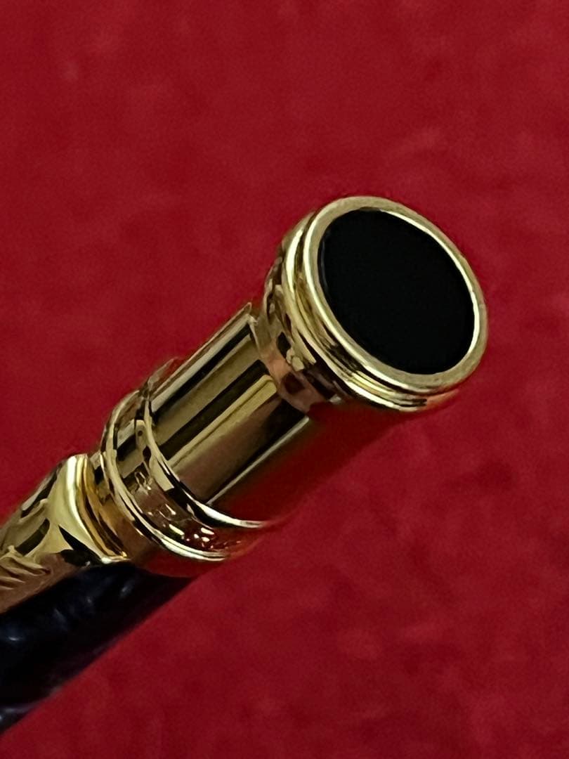 パーカーボールペン デュオフォールド‼️綺麗‼️木製専用ケース入‼️ネーム刻印あり