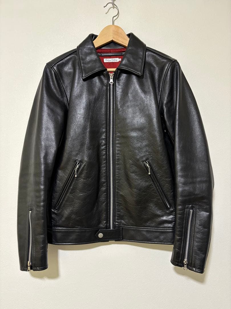 も*ー様 Deluxe Clothing ライダース シングル レザージャケット