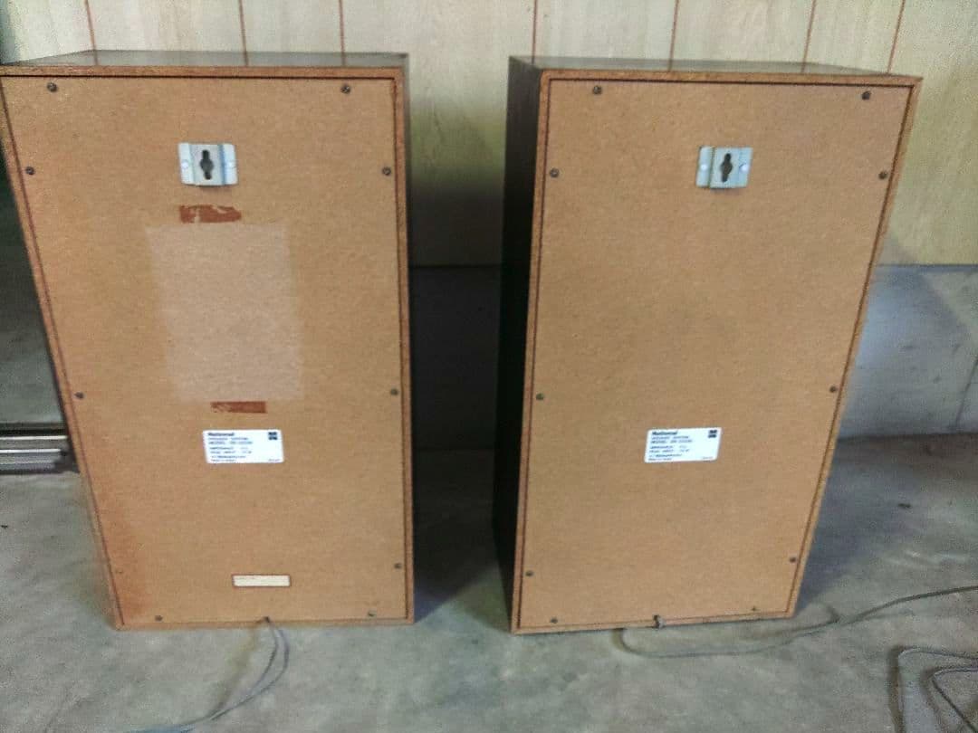 National スピーカー 2台セット 黒