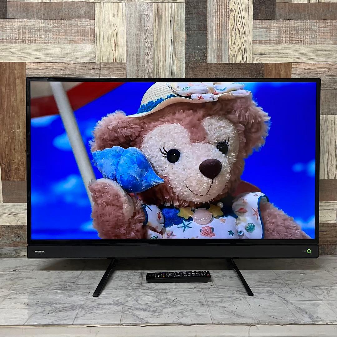 即日受渡❣️全国送料込東芝40V型明るさクッキリREGZA地デジBS CS内蔵