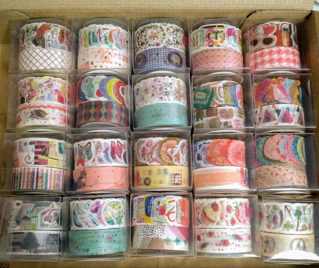 790.新品＆中古　フェリシモ　マスキングテープ　20セット40個①