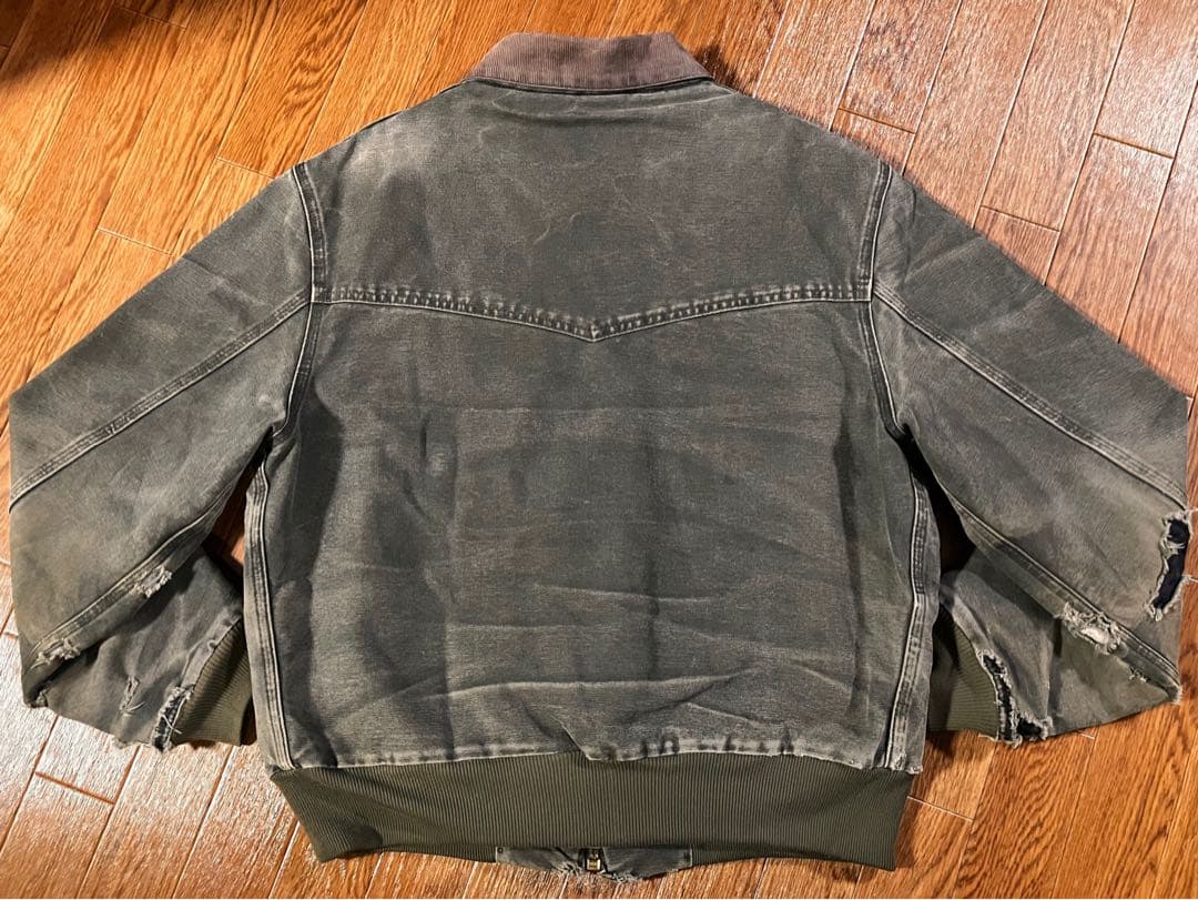 【唯一無二】カーハート サンタフェジャケット J14 MOS(モスグリーン) L