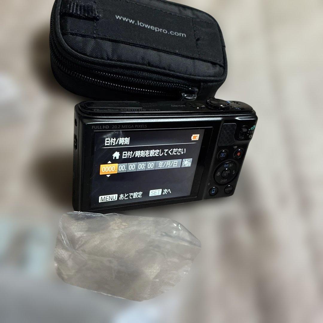439【動作確認済み美品】Canon powershot SX610HSブラック