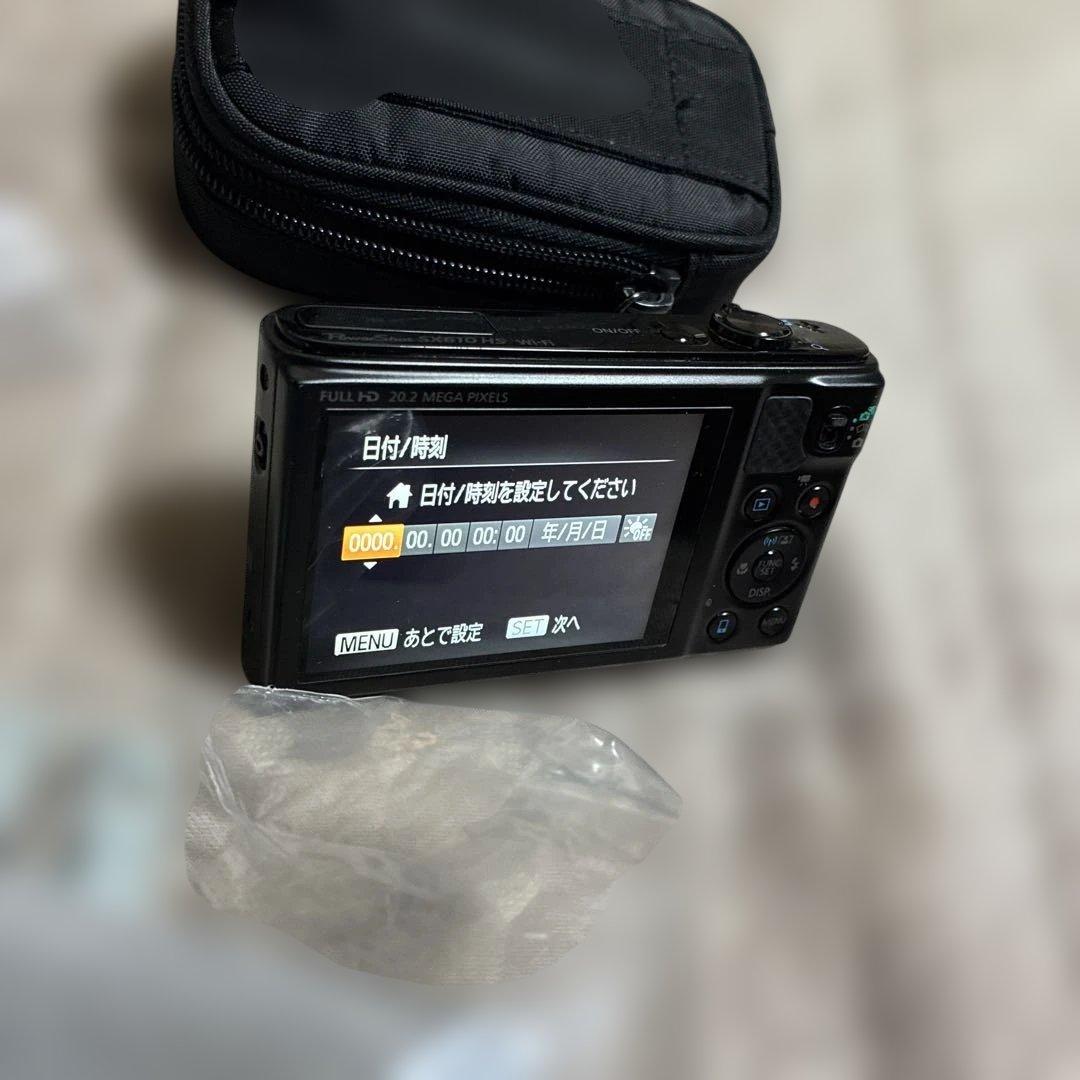 439【動作確認済み美品】Canon powershot SX610HSブラック