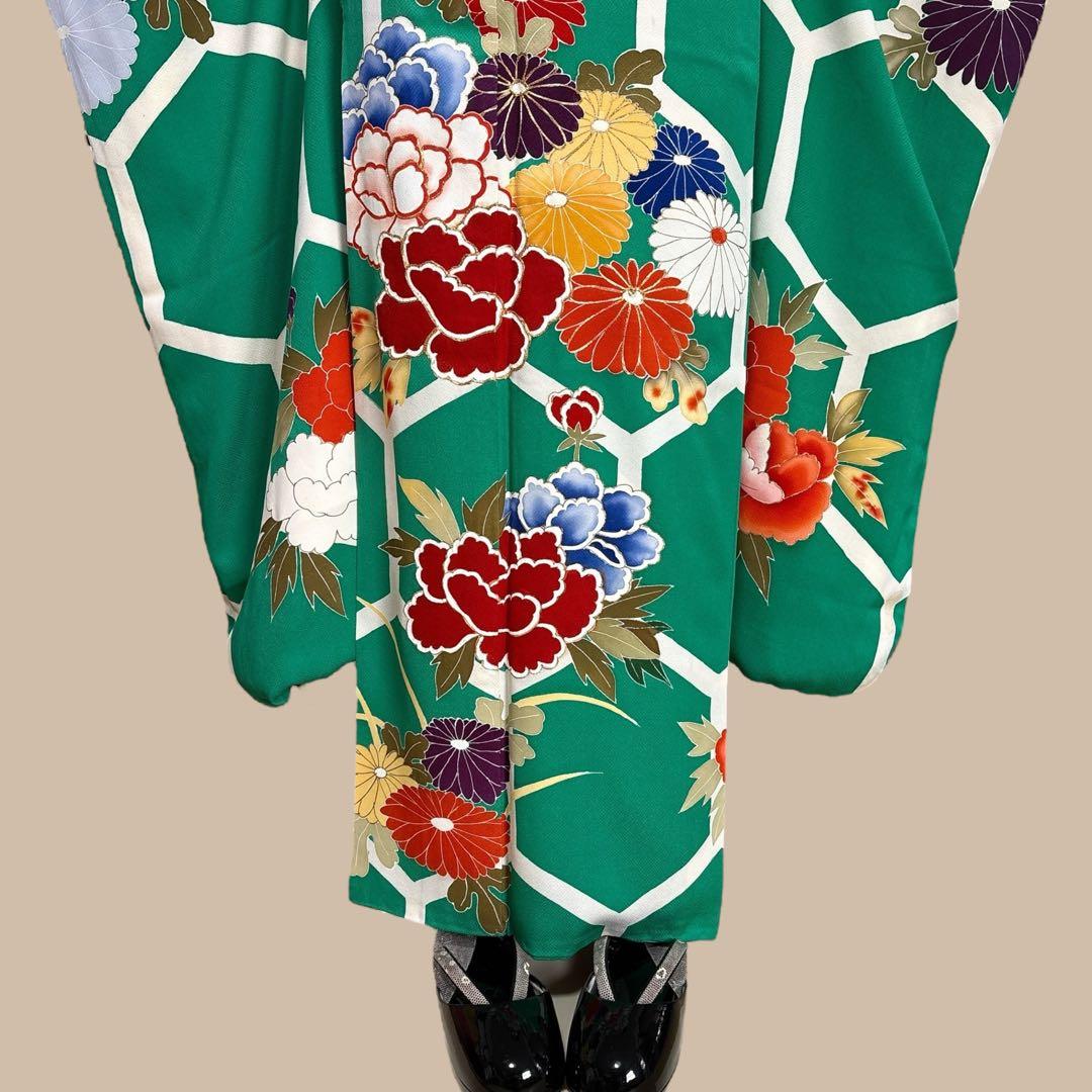 (う59) 百花ノ薫り ✦ 華やぐ大正ロマン アンティーク振袖㊗️④点セット