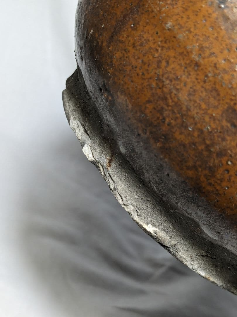 古丹波写or古常滑写 耳付花器 合箱合布 花入 花瓶 フラワーベース 華道具