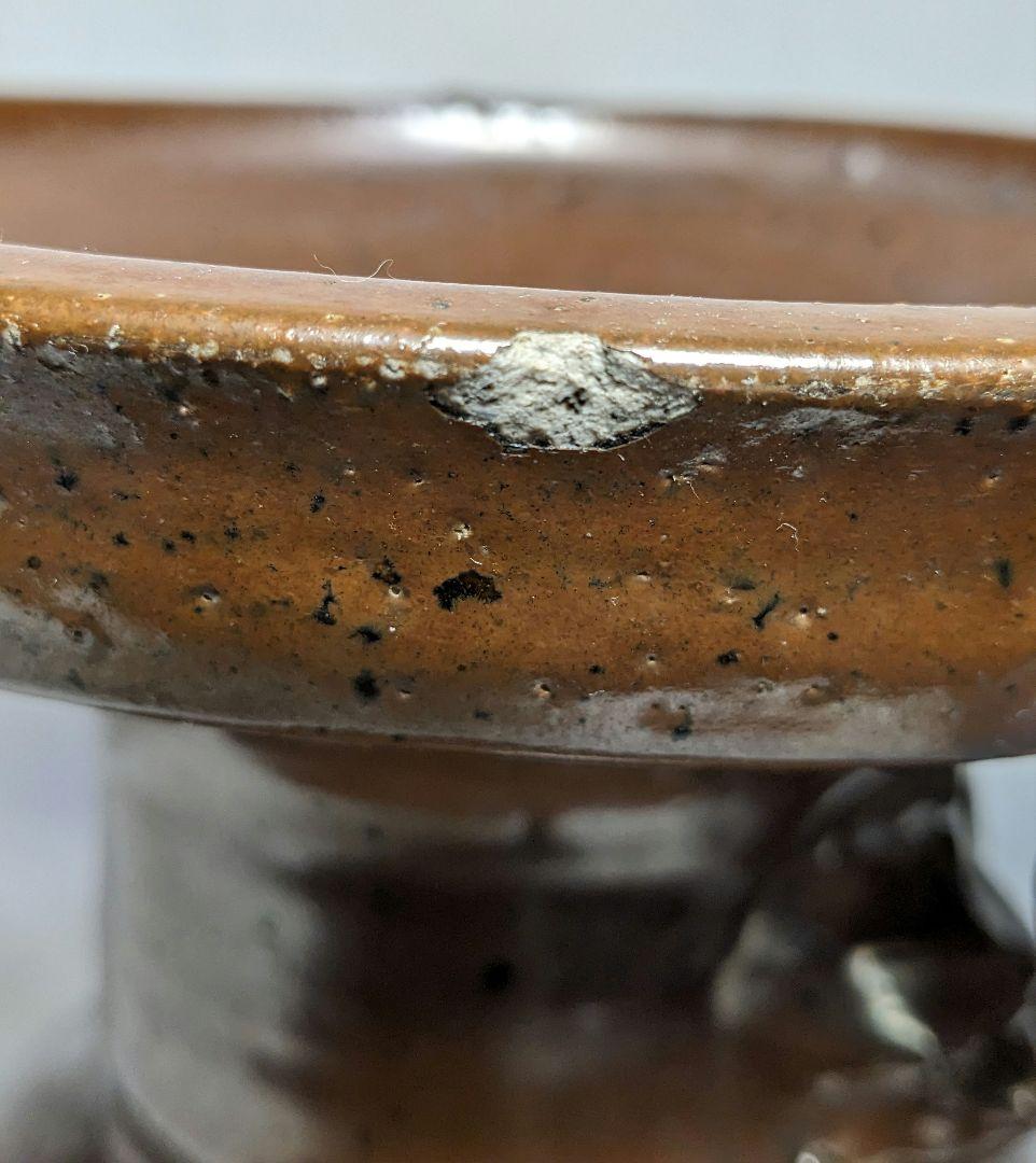 古丹波写or古常滑写 耳付花器 合箱合布 花入 花瓶 フラワーベース 華道具