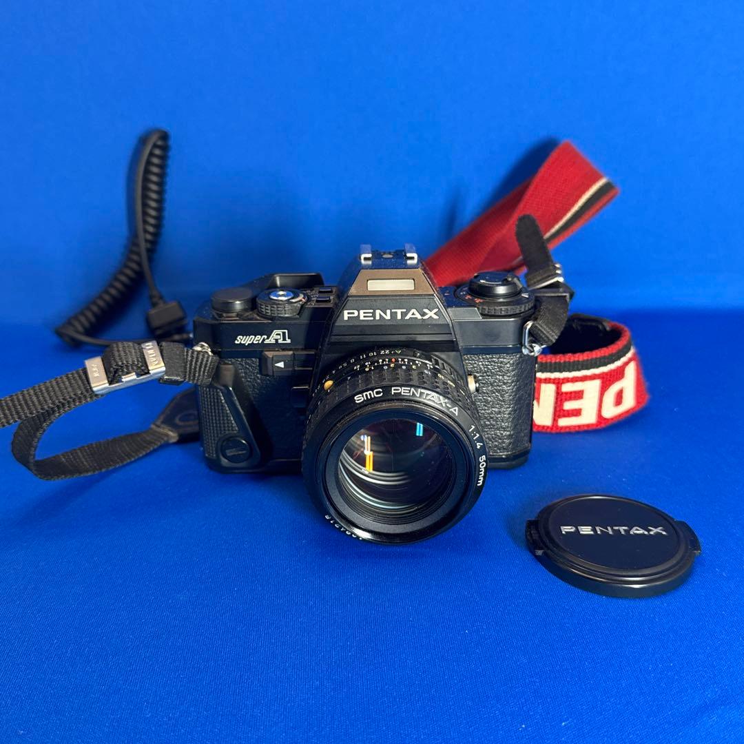 PENTAX 「super A」&70-210 zoom レンズ&ストロボ 他