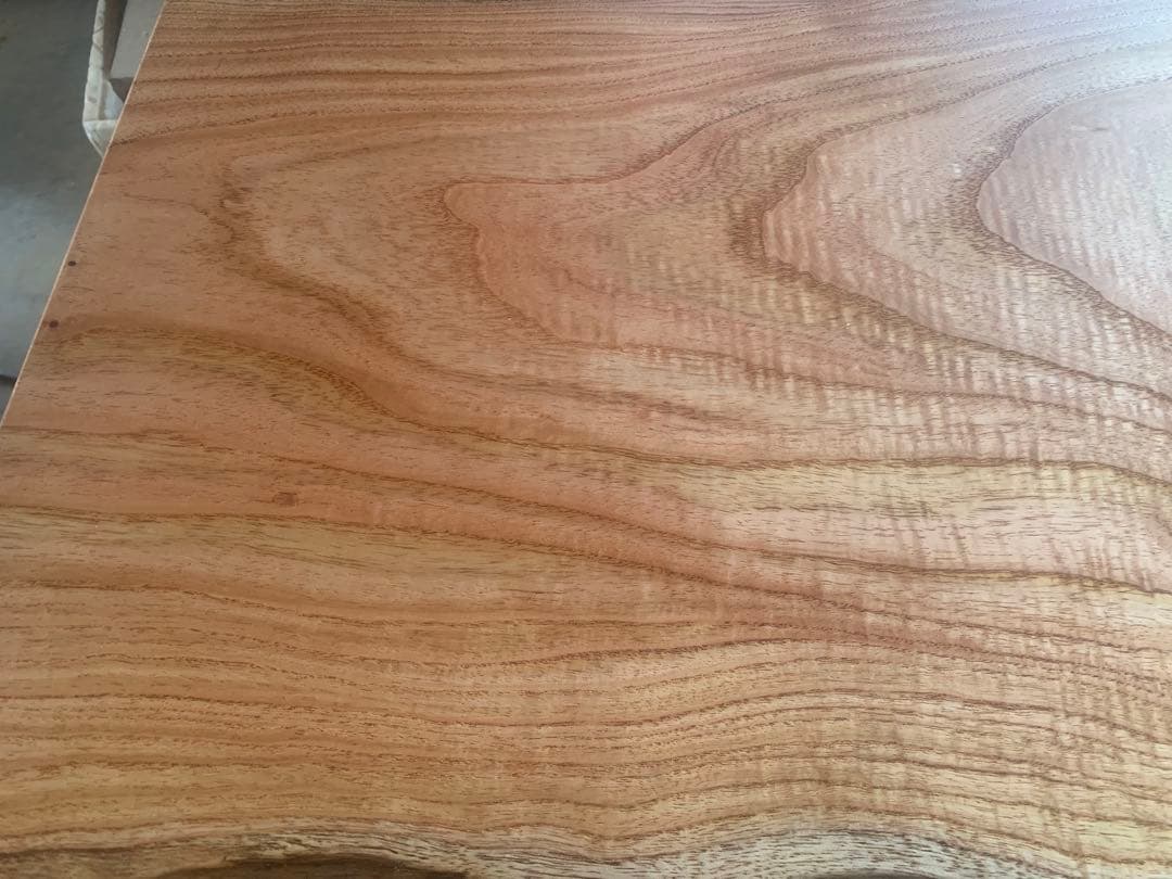 ☆ローズマリー☆無垢材(耳付栴檀一枚板)PCデスクオーダー製作＊高さ75㌢