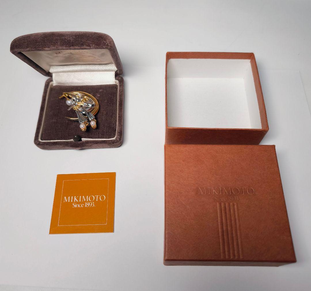 【美品 最高級!!】ミキモト ブローチ パール ピエロ フォーマル 皇室御用達