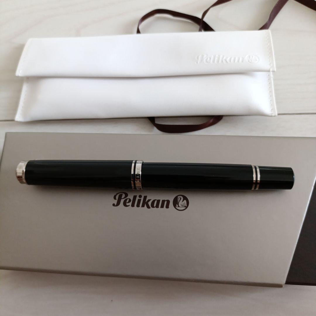 Pelikan 万年筆 M805 スーベレーンブラック F
