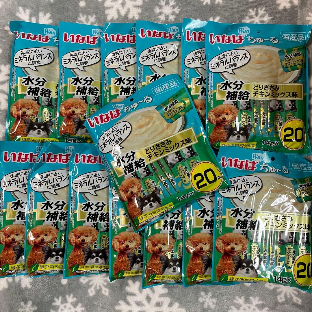 【激安】いなばちゅ〜る 総合栄養食 バラエティ 犬のおやつ　14袋セット