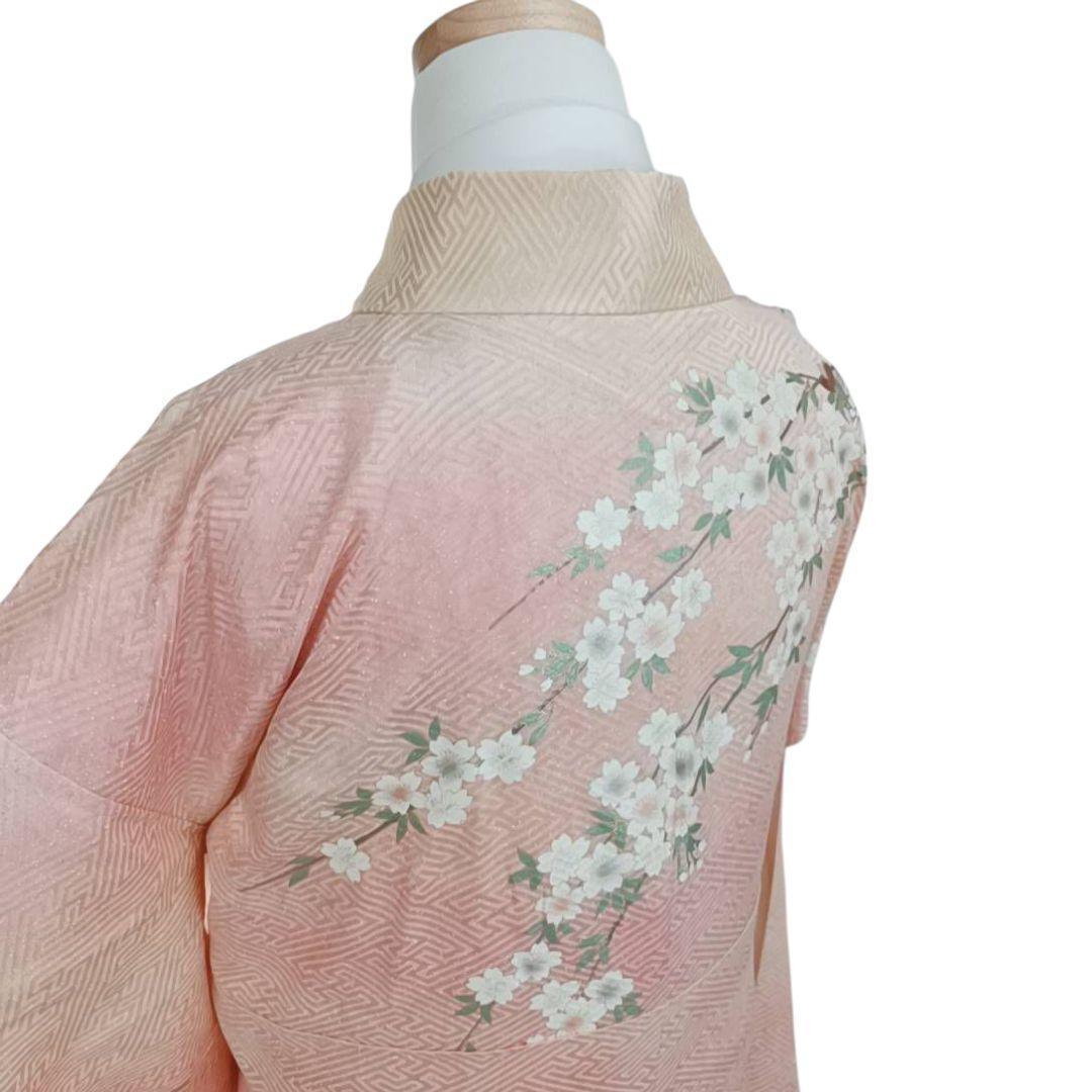 LULU91 着物 振袖 ピンクオレンジ グラデーション 花 やまと謹製