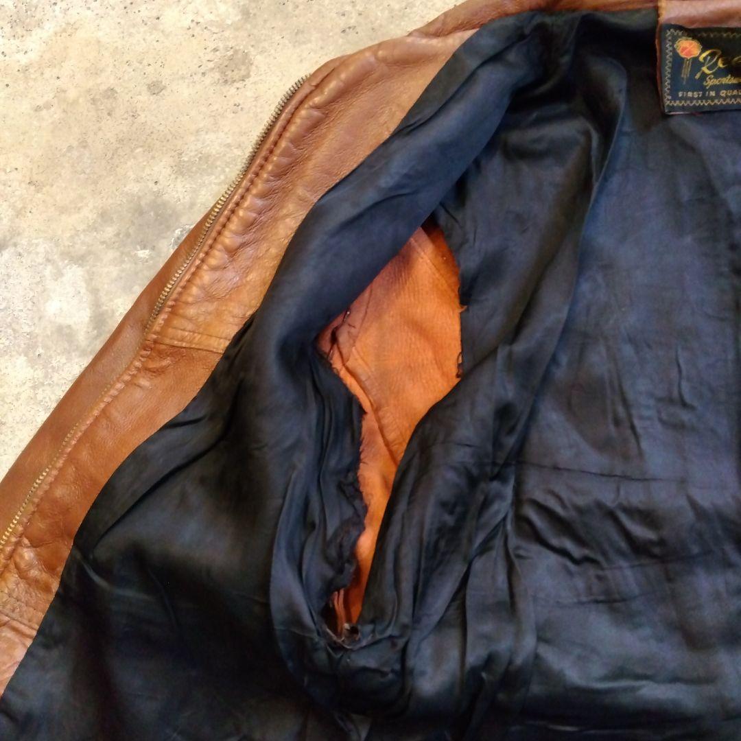 VINTAGE ヴィンテージ レザージャケット シングルライダース 本革