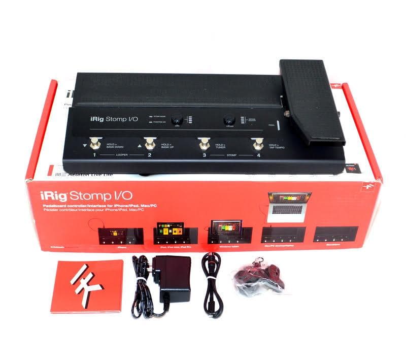 美品☆IK Multimedia iRig Stomp I/O コントローラー