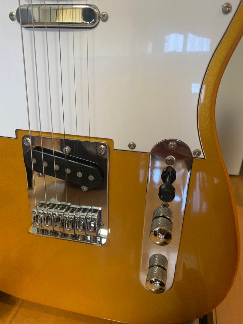 プレイテック PlayTech テレキャスター　綺麗なゴールド