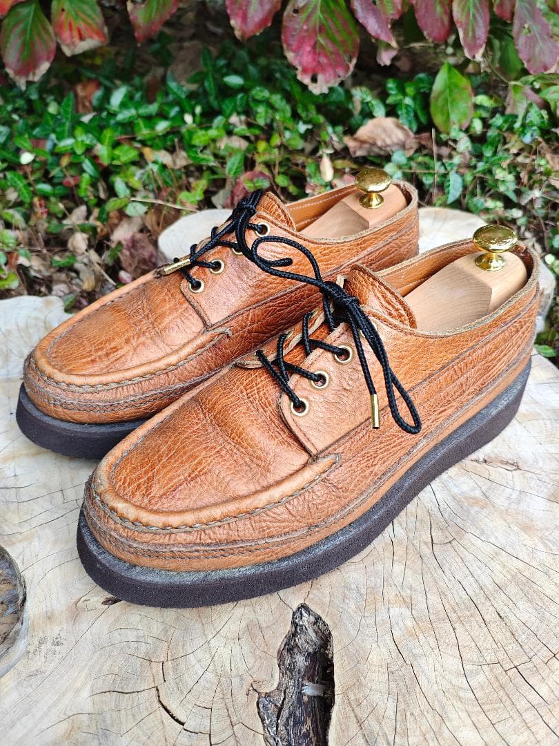 OK ラッセルモカシンオネイダ 8E イエロー マンソンラスト