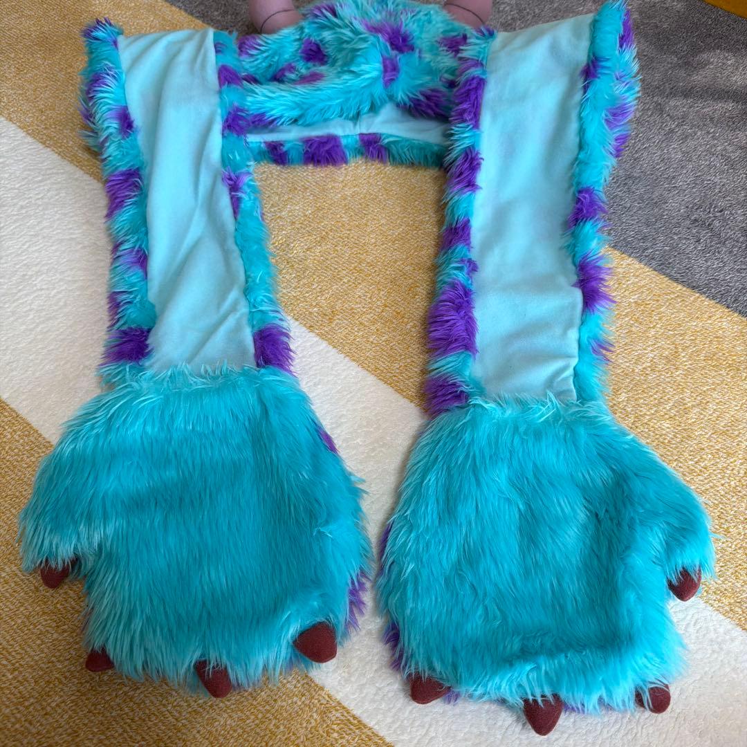 Disney モンスターズインク サリー　マフラーファンキャップ