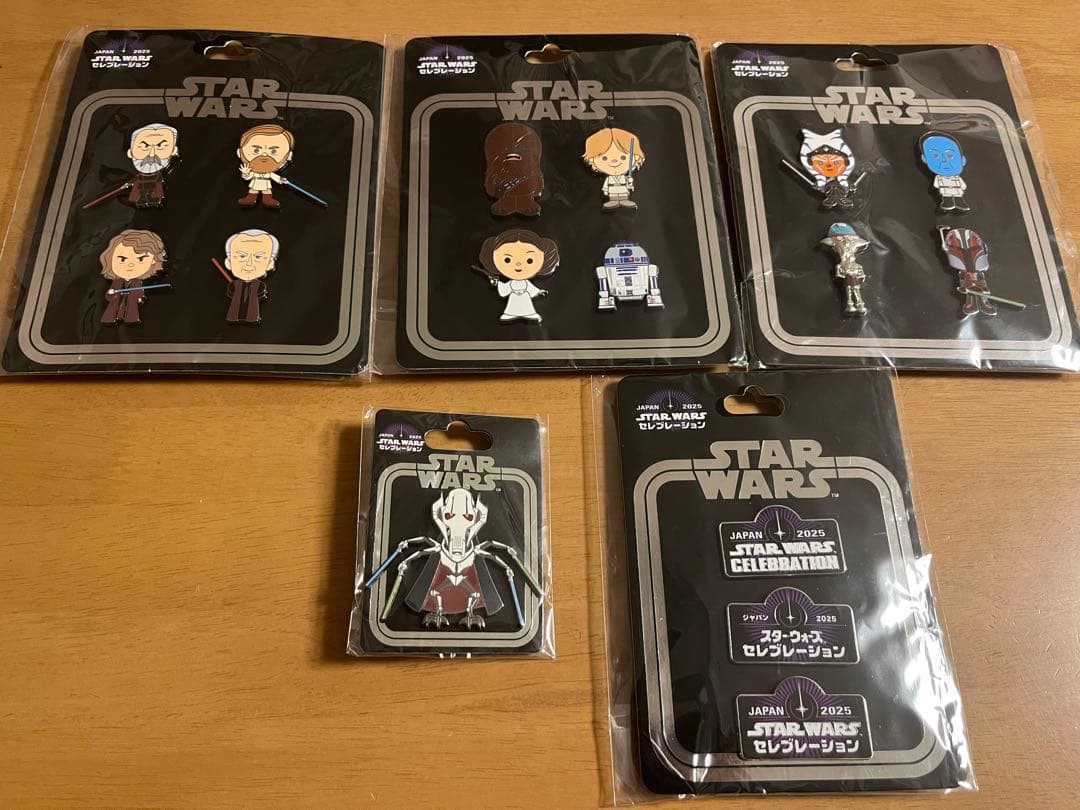 スターウォーズ セレブレーション 限定ピンバッジ 5種セット