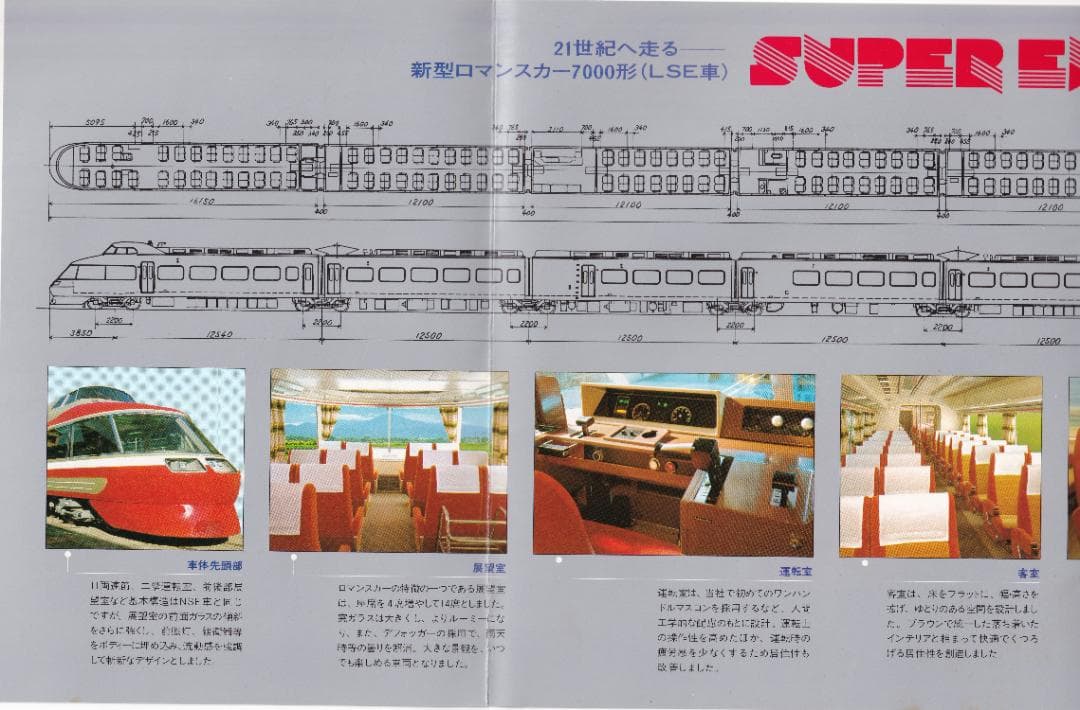 【1981年(昭和56年)】小田急ロマンスカー7000形完成記念乗車券