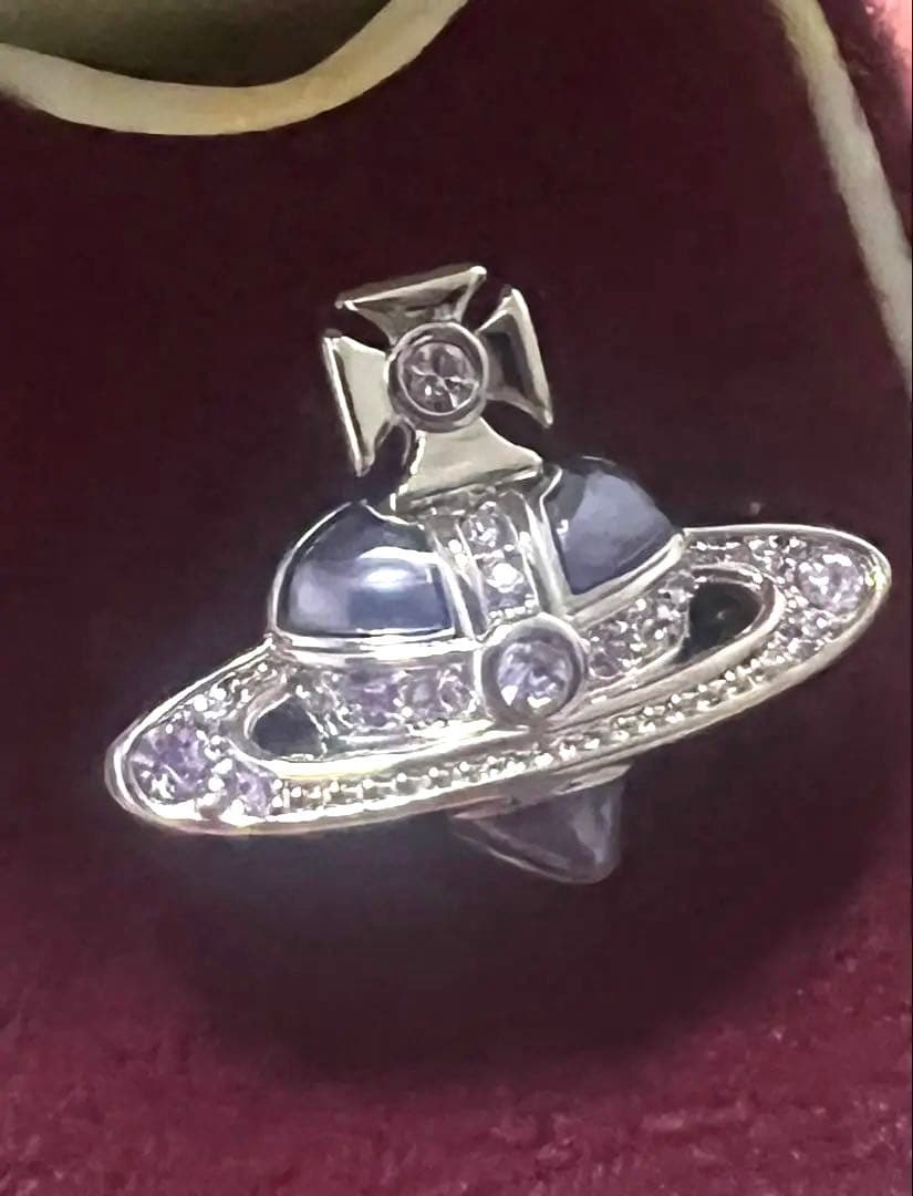 ヴィヴィアン　Vivienne Westwood 指輪　リング　ディアマンテ　紫